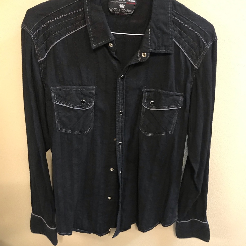 Men’s Black Long sleeve shirt by Buckle
